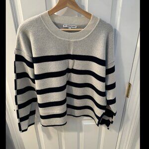 The cashmere project striped cashmere sweater Navy blue and cream Size M